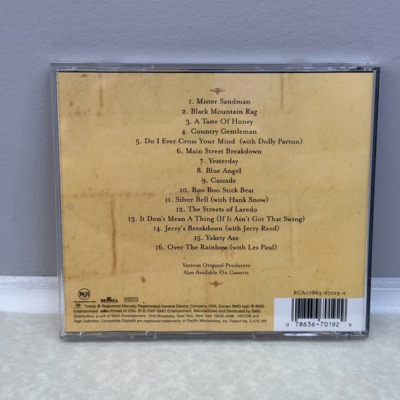 Chet Atkins:‎ The Master and His Music (CD 2001 RCA Records) Country - Picture 2 of 5